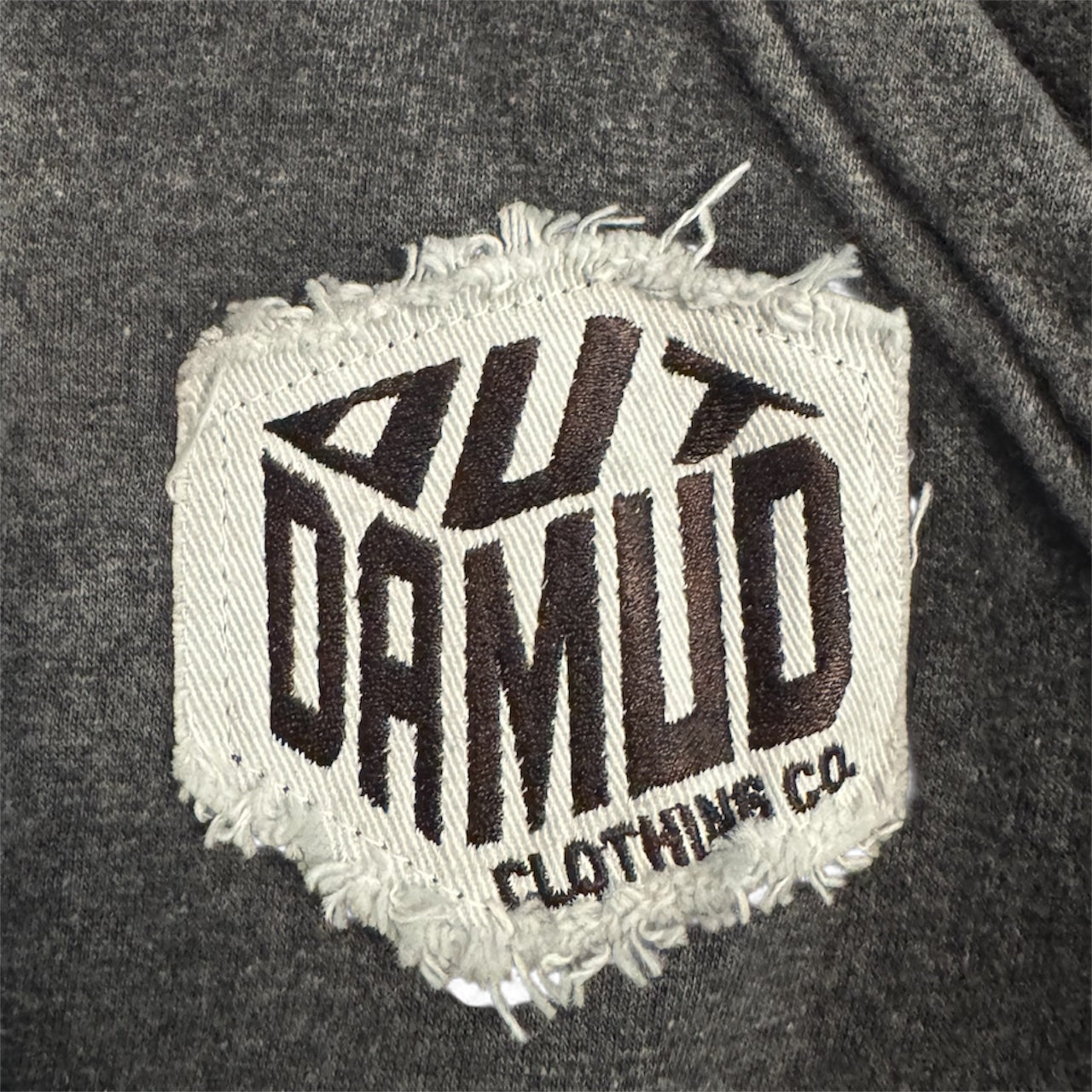 DISTRESSED ACID WASHED HOODIE